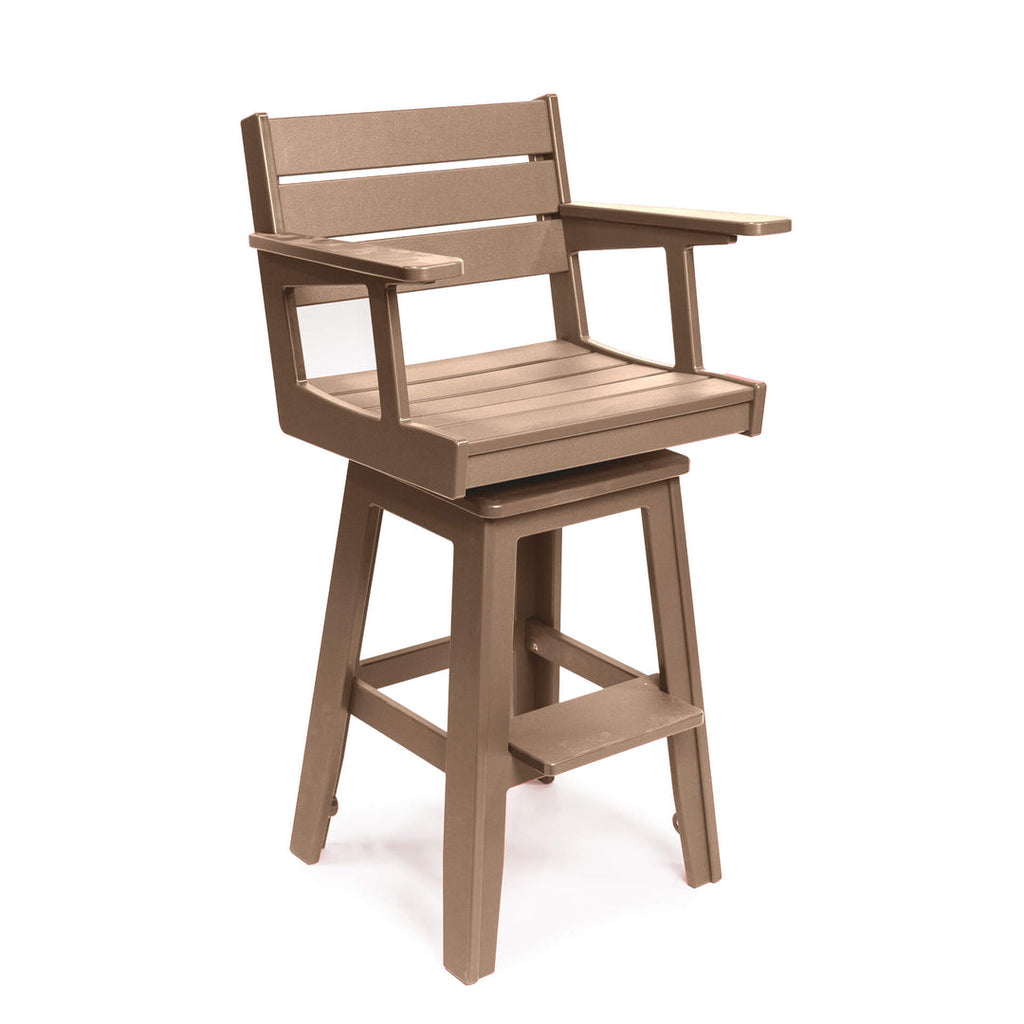 Pub Chair w/ Arms and Back-Sandstone